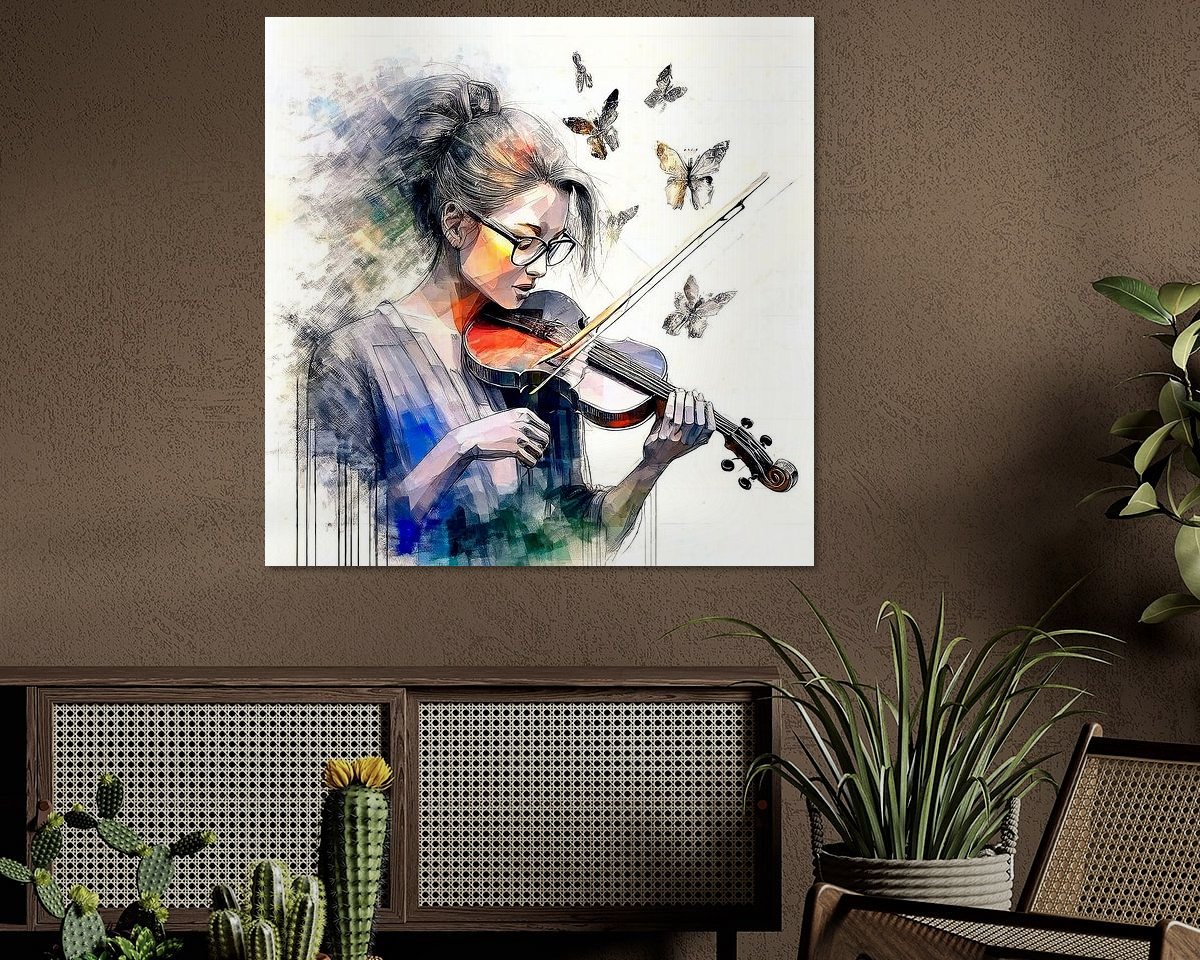 Example of the artwork in a room