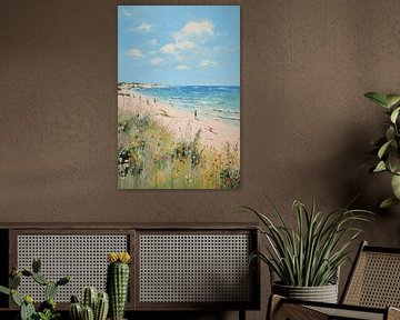 Beach coastline van CanvasbyCaro