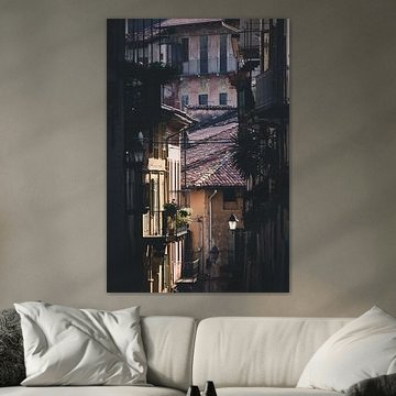 Masserano Old Town Street, Italy, Abstract