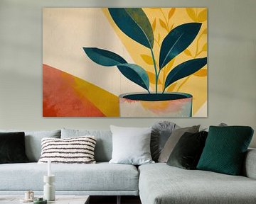 Scandinavisch kleurrijk werk van Modern Collection