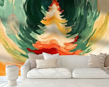 Bunter Weihnachtsbaum