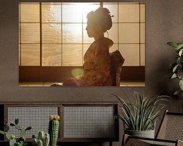 japanese art geisha