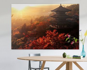 picturesque Japan temple by Egon Zitter