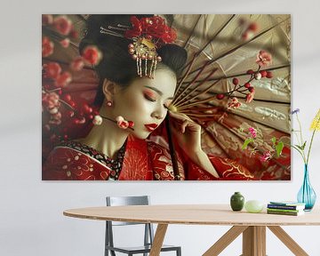 picturesque Japan Geisha by Egon Zitter