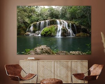Wasserfall bei Bonito, Brasilien von Rini Kools