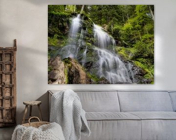 Beautiful waterfall in the Black Forest