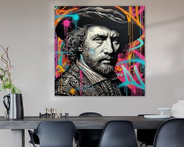 Der Altmeister der Straßenkunst - Als Rembrandt die Spraydose entdeckt von Roy Schenk