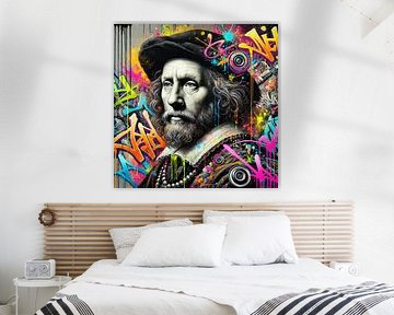 Rembrandt auf der Straße - Wenn alte Meister Graffiti entdecken von Roy Schenk