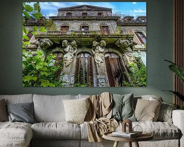 The ruins of Château de Saulxures-sur-Moselotte by Frans Nijland