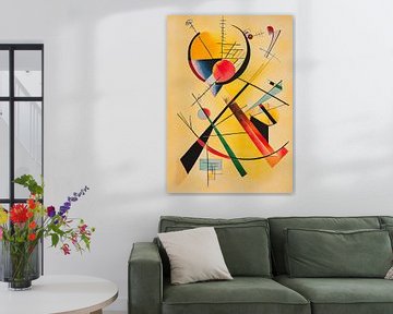 Bauhaus, geïnspireerd door Wassily Kandinsky van Niklas Maximilian