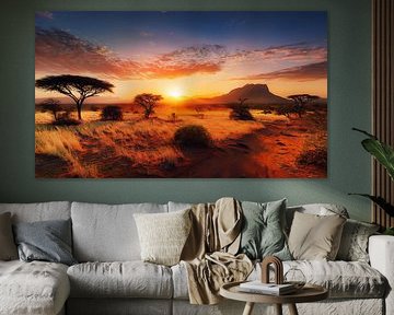 Sonnenuntergang in Afrika von Mustafa Kurnaz