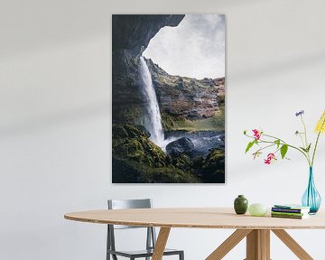 Kvernufoss (IJsland) van Thomas Heins