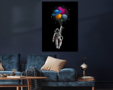 Astronout & Ballon by Rizal Azhari