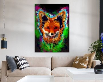 peinture au renard