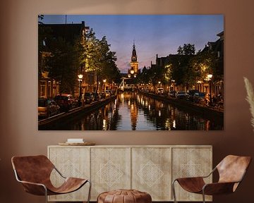 Evening Glow over the Moat by Job Vermeulen