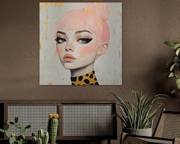 Pink mood II van Mirjam Duizendstra