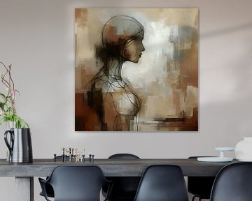 Drawn Woman van FoXo Art