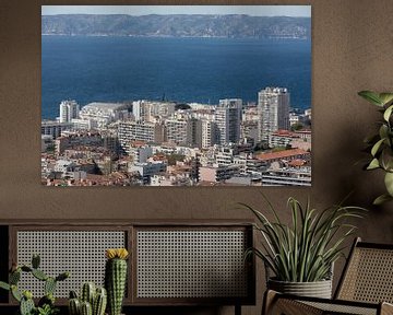 Marseille, Middelande Sea and mountains by Bart van Hoek