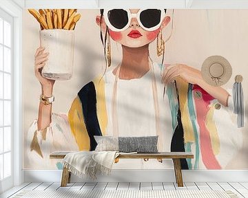 Team fries or chips? by Carla Van Iersel