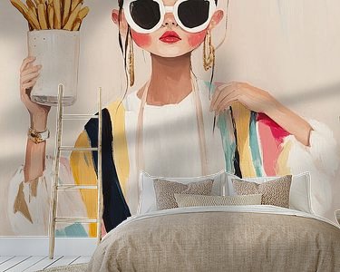 Example of the artwork in a room