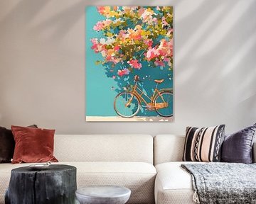 Bloemen Fiets van Gypsy Galleria