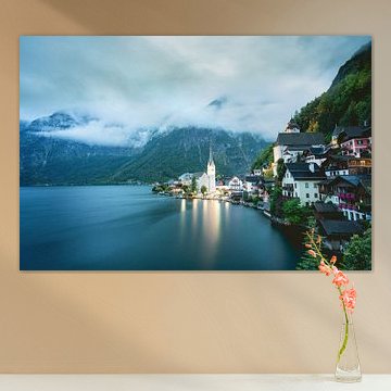 Bewölkter Abend in Hallstatt