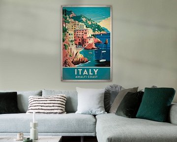 Amalfi, Italië. van Poster Art Shop