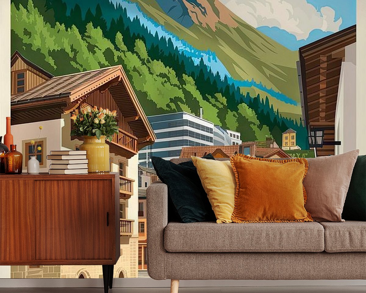 Example of the artwork in a room