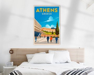 Athens, Greece. by Poster Art Shop