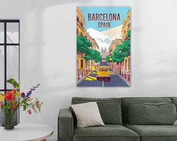 Barcelona, Spanien. von Poster Art Shop