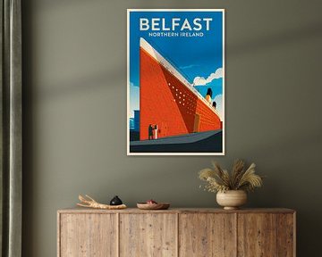 Belfast, Noord-Ierland. van Poster Art Shop