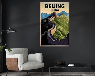 Beijing, China von Poster Art Shop
