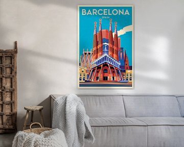 Barcelona, Spanien. von Poster Art Shop