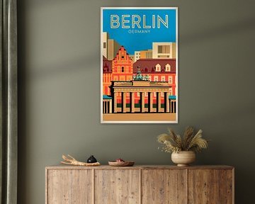 Berlijn, Duitsland. van Poster Art Shop