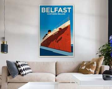 Belfast, Northern Ireland by Poster Art Shop