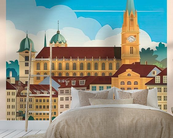 Example of the artwork in a room