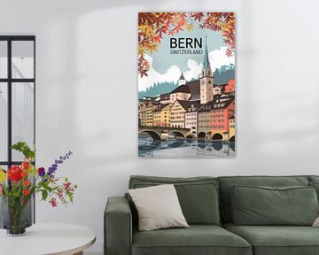 Bern, Zwitserland van Poster Art Shop