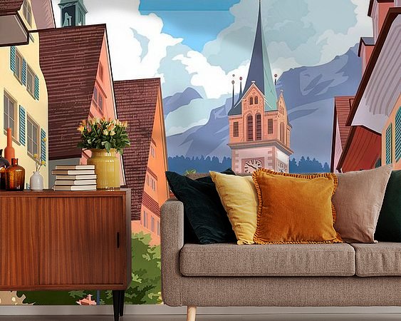 Example of the artwork in a room