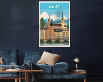Bern, Schweiz. von Poster Art Shop