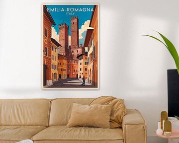 Bologna, Italië. van Poster Art Shop