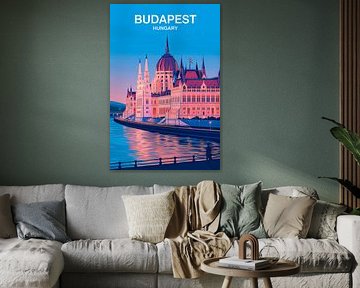 Budapest, Hungary. by Poster Art Shop