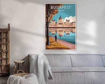 Budapest, Hungary by Poster Art Shop