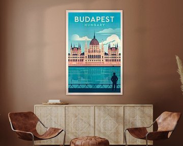 Budapest, Hungary by Poster Art Shop