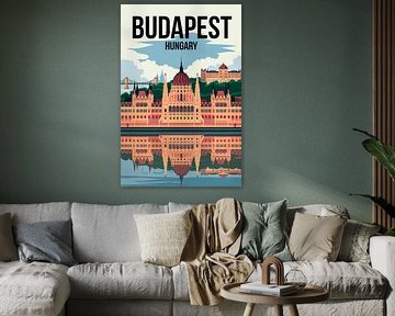 Budapest, Hungary. by Poster Art Shop