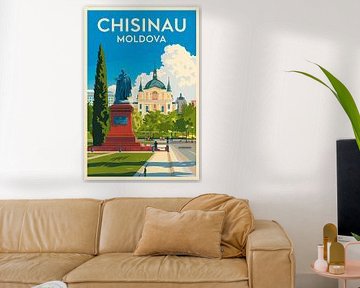 Chisinau, Moldavie. sur Poster Art Shop