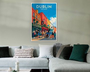 Dublin, Ierland. van Poster Art Shop