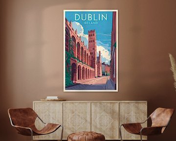 Dublin, Ierland van Poster Art Shop