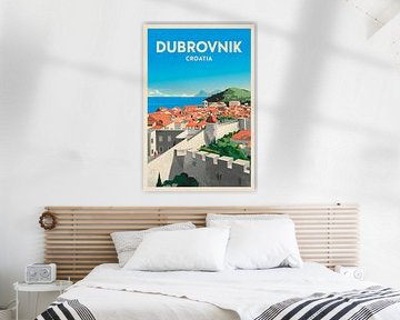 Dubrovnik, Kroatien von Poster Art Shop