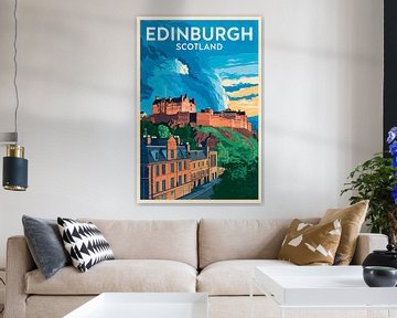 Edinburgh, Schotland. van Poster Art Shop