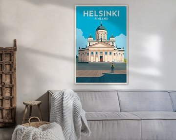 Helsinki, Finlande. sur Poster Art Shop